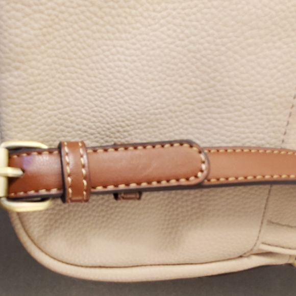 ST JOHN'S BAY CROSSBODY with Brown Trim  Westbay Saddle - Picture 10 of 11